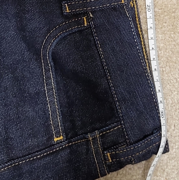 COS Tapered Ankle-Length Jeans Dark Indigo Colour (Eu Size 25) - Picture 5 of 5